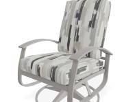 Swivel Cushion Chair: W: 27.5” D: 32” H: 38”