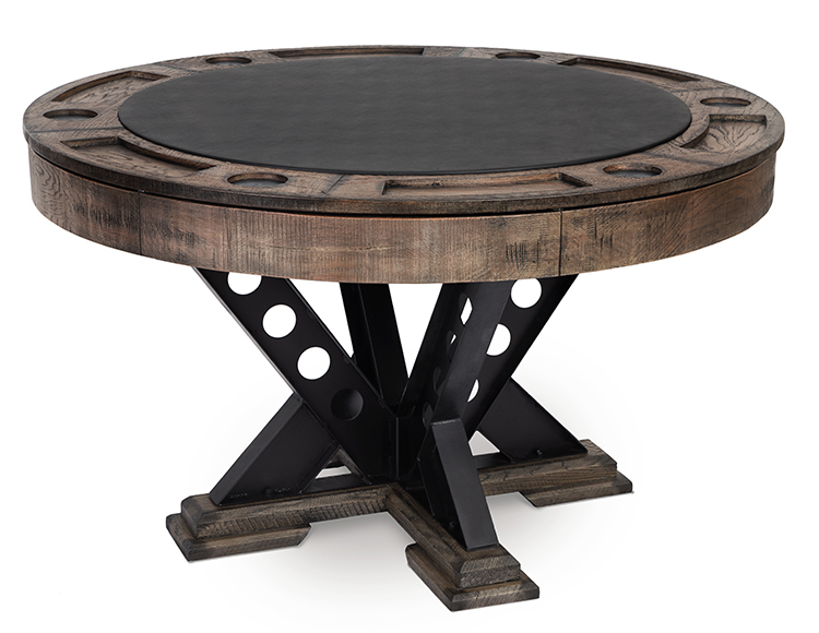 Round Poker Table With Dining Top