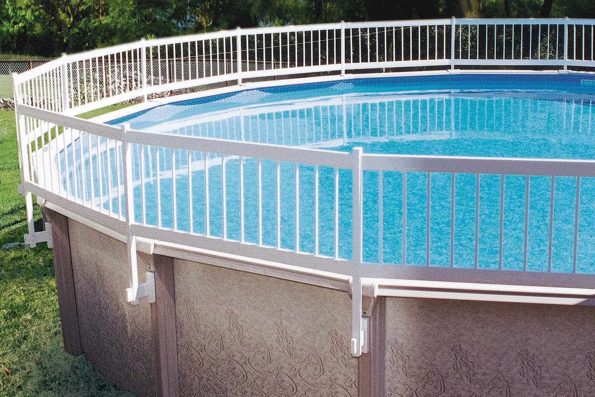 above ground pool security fence