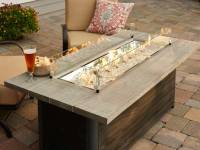 Cedar Ridge Linear Gas Fire Table