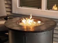 Edison Round Gas Fire Pit Table