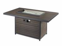 Brooks Rectangular Gas Fire Pit Table