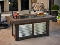 Denali Brew Linear Gas Fire Pit Table