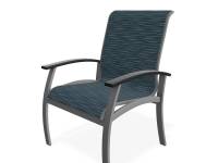 Dining Arm Chair: W: 25” D: 28.5” H: 34.75”