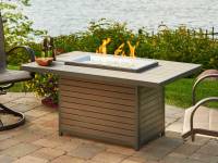 Brooks Rectangular Gas Fire Pit Table