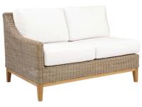 Left Arm Settee W: 54” D: 36.5”