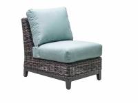 Armless W: 24.4” D: 34”