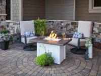 Havenwood Rectangular Gas Fire Pit Table